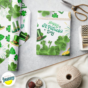 Papier Cadeau Saint Patrick's Day