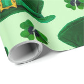 Papier Cadeau Saint Patrick's Day (Coin rond)