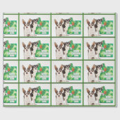 Papier Cadeau Saint Patrick's Day Chihuahua's (Plat)
