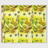 PAPIER CADEAU SAINT PATRICK'S DAY LUNE LADY AVEC SHAMROCK (Plat)