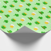 Papier Cadeau Saint Patrick's Day Shamrock Pot of Gold Celtic Kn (Coin)