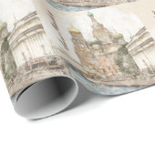 Papier Cadeau Saint-Pétersbourg, Russia (Coin rond)