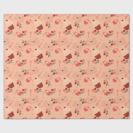 Papier Cadeau Saint Valentin (Plat)