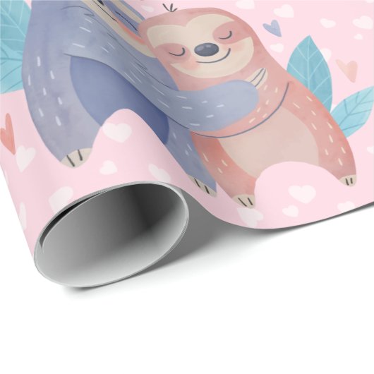 Papier Cadeau Saint Valentin (Coin rond)