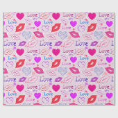 Papier Cadeau Saint Valentin (Plat)