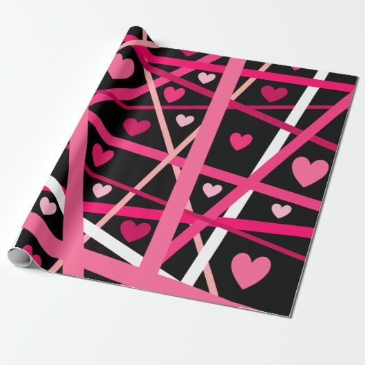 Papier Cadeau Saint Valentin (Déroulé)