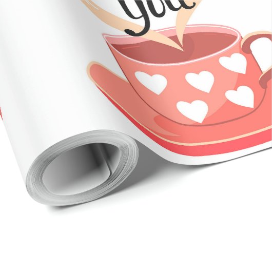 Papier Cadeau Saint Valentin (Coin rond)