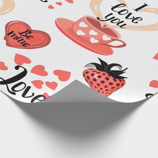 Papier Cadeau Saint Valentin (Coin)