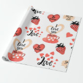 Papier Cadeau Saint Valentin (Déroulé)