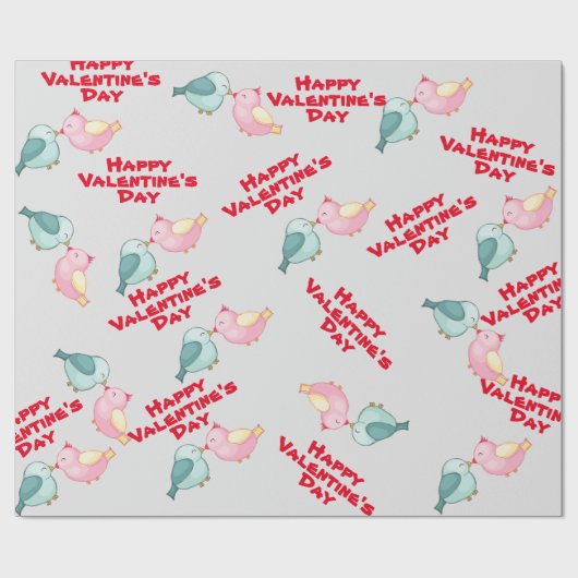 Papier Cadeau Saint-Valentin (Plat)