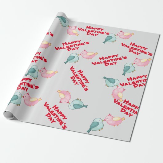 Papier Cadeau Saint-Valentin (Déroulé)