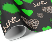 Papier Cadeau Saint Valentin (Coin rond)