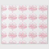 Papier Cadeau Saint Valentin (Plat)