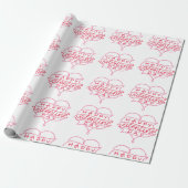 Papier Cadeau Saint Valentin (Déroulé)