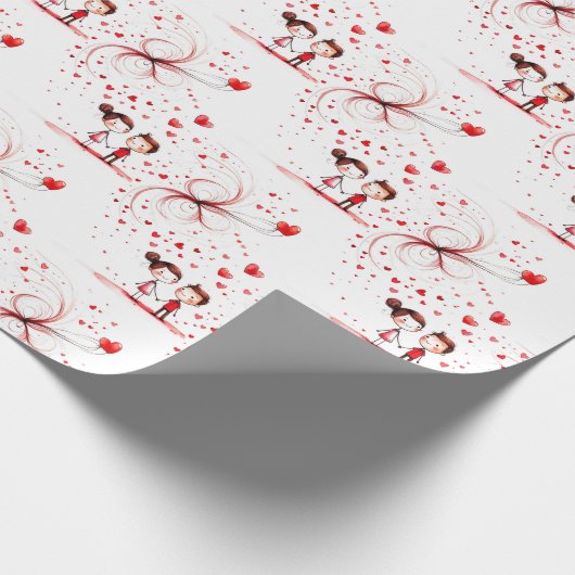 Papier Cadeau Saint-Valentin 2025 (Coin)