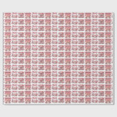 Papier Cadeau Saint Valentin Caffe romantique (Plat)