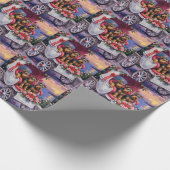 Papier Cadeau Saint-Valentin Chien Airedale (Coin)