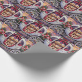 Papier Cadeau Saint-Valentin Chien Caniche  (Coin)