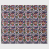Papier Cadeau Saint-Valentin Chien Weimaraner (Plat)