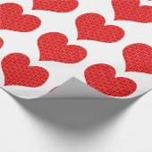 Papier Cadeau Saint Valentin Coeur (Coin)