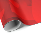 Papier Cadeau Saint-Valentin - Coeurs flottants (Coin rond)