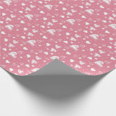 Papier Cadeau Saint Valentin Coeurs roses (Coin)