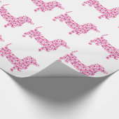 Papier Cadeau Saint Valentin Dachshund (Coin)