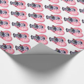 Papier Cadeau Saint Valentin de la vache (Coin)