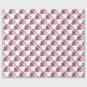 Papier Cadeau Saint Valentin de la vache (Plat)