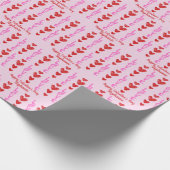 Papier Cadeau Saint-Valentin Doodle Heart Personnalisé Enveloppe (Coin)