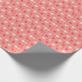 Papier Cadeau Saint Valentin, emballage cadeau, emballage romant (Coin)