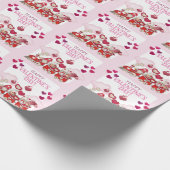 Papier Cadeau Saint-Valentin en train (Coin)