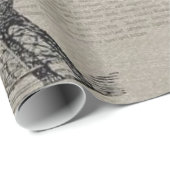 Papier Cadeau Saint-Valentin Enveloppement papier Coeurs de ping (Coin rond)