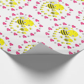 Papier Cadeau Saint-Valentin Envelopper le papier Bumblebee Mice (Coin)