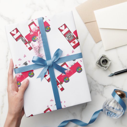 Papier Cadeau Saint-Valentin Envelopper le papier mouton (Cadeaux)