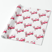 Papier Cadeau Saint-Valentin Envelopper le papier mouton (Déroulé)