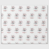 Papier Cadeau Saint Valentin fête de l'amour (Plat)