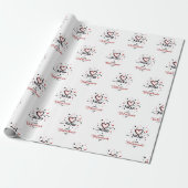 Papier Cadeau Saint Valentin fête de l'amour (Déroulé)