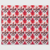 Papier Cadeau Saint Valentin Fleur De Lis (Plat)