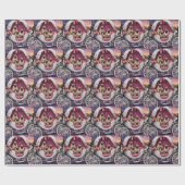 Papier Cadeau Saint-Valentin pour chien Carlin (Plat)