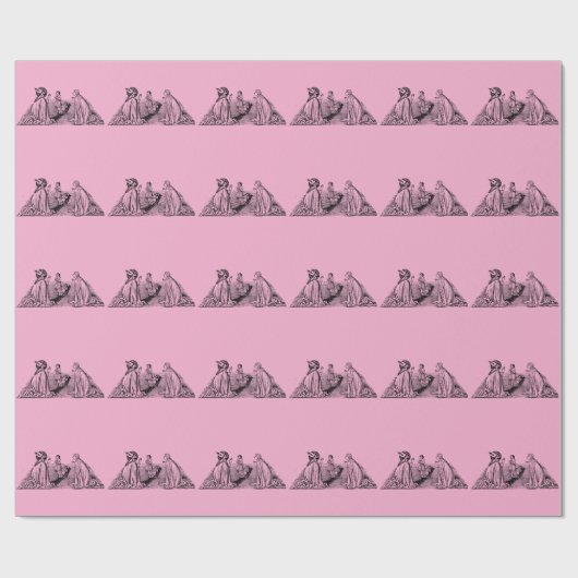 Papier Cadeau Saint Zénobe de Florence évêque (Plat)