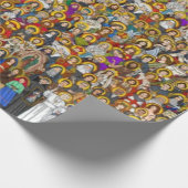 Papier Cadeau Saints, All saints, Catholic Saints (Coin)