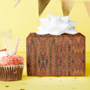 Papier Cadeau Saison Automnale Couleurs Changement Feuillage Feu