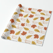 Papier Cadeau Saison d'automne (Déroulé)