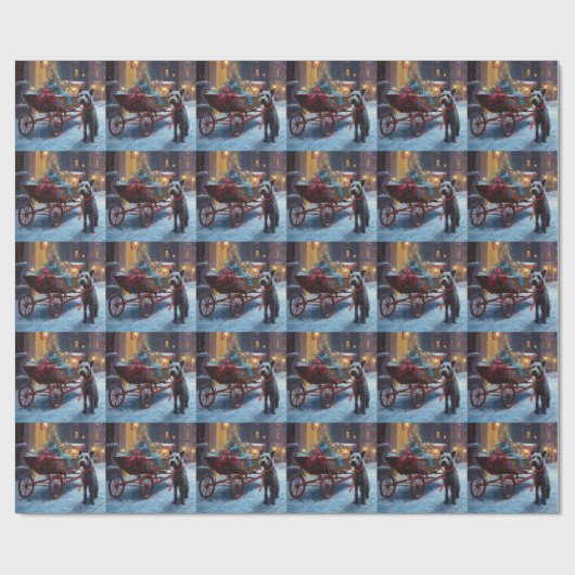 Papier Cadeau Saison de Noël de Chesapeake (Plat)