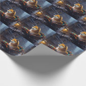 Papier Cadeau Saison de Noël de Shiba Inu (Coin)