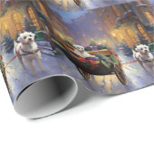 Papier Cadeau Saison de Noël maltaise (Coin rond)