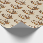 Papier Cadeau "saison de reproduction des élans" (Coin)