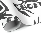 Papier Cadeau Saison Éffrayante de Ghost Go (Coin rond)