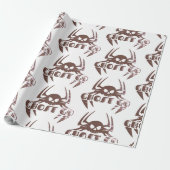 Papier Cadeau Saison Éffrayante de Ghost Go (Déroulé)